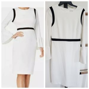 White Calvin Klein Dress Size 8